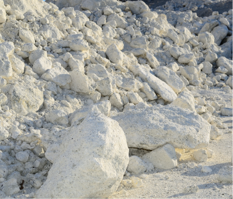 Premium natural industrial gypsum supplied by Vortex Minerals